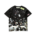 Off-White Paint Splatter Diag Tee – Black