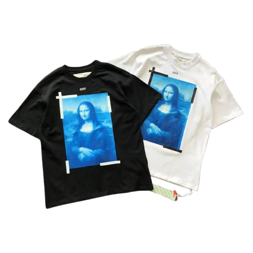 Off-White Mona Lisa Tee – Black/White