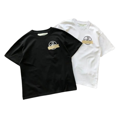 Off-White Graphic Logo T-Shirt – Black/White