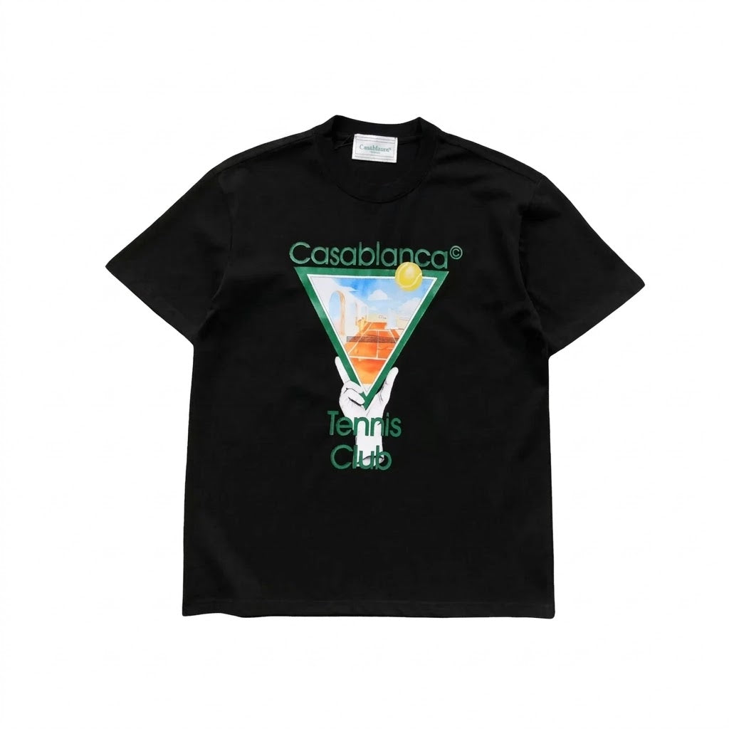Casablanca T-Shirt – Tennis Club Logo