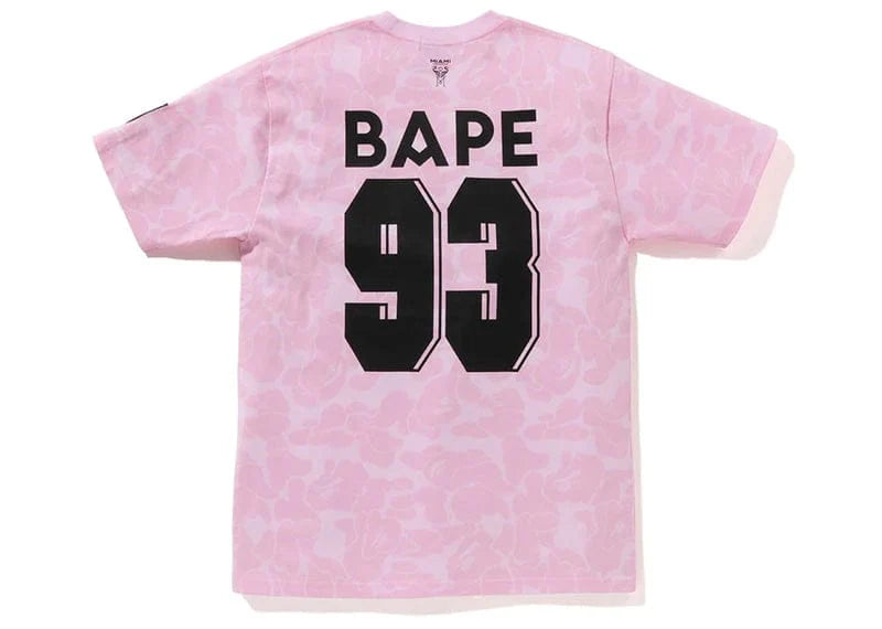 BAPE x Inter Miami T-Shirt – Pink 93 Logo